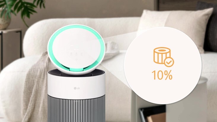 air purifier gp1 2025 as551gwx0 feature 16 filter replacement reminder