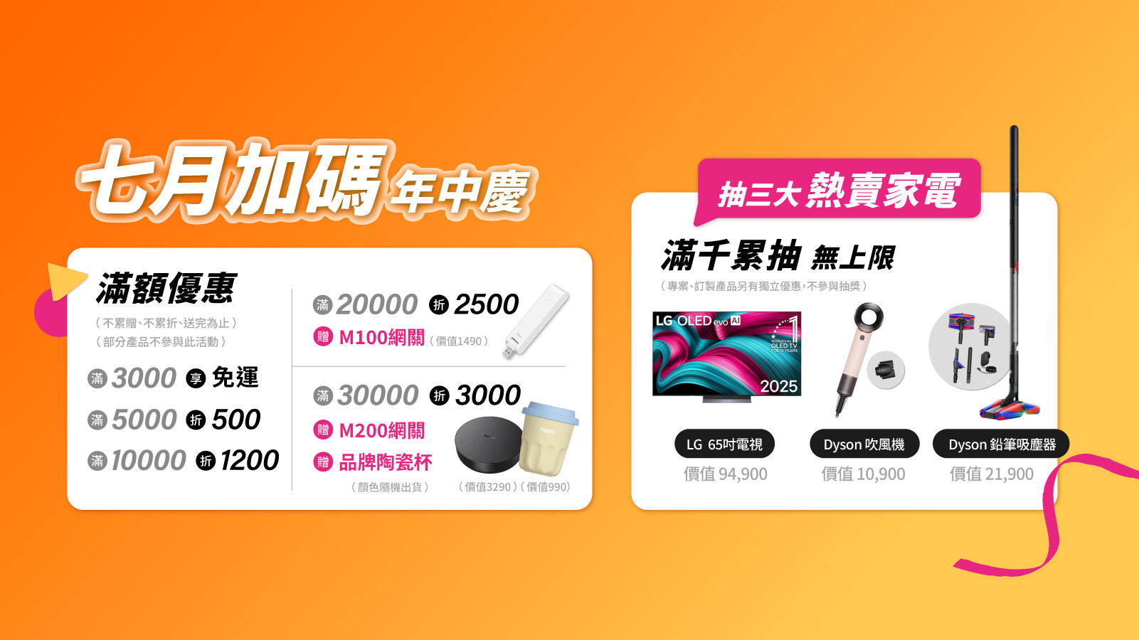 7月年中慶加碼開跑｜智慧居家優惠全面登場