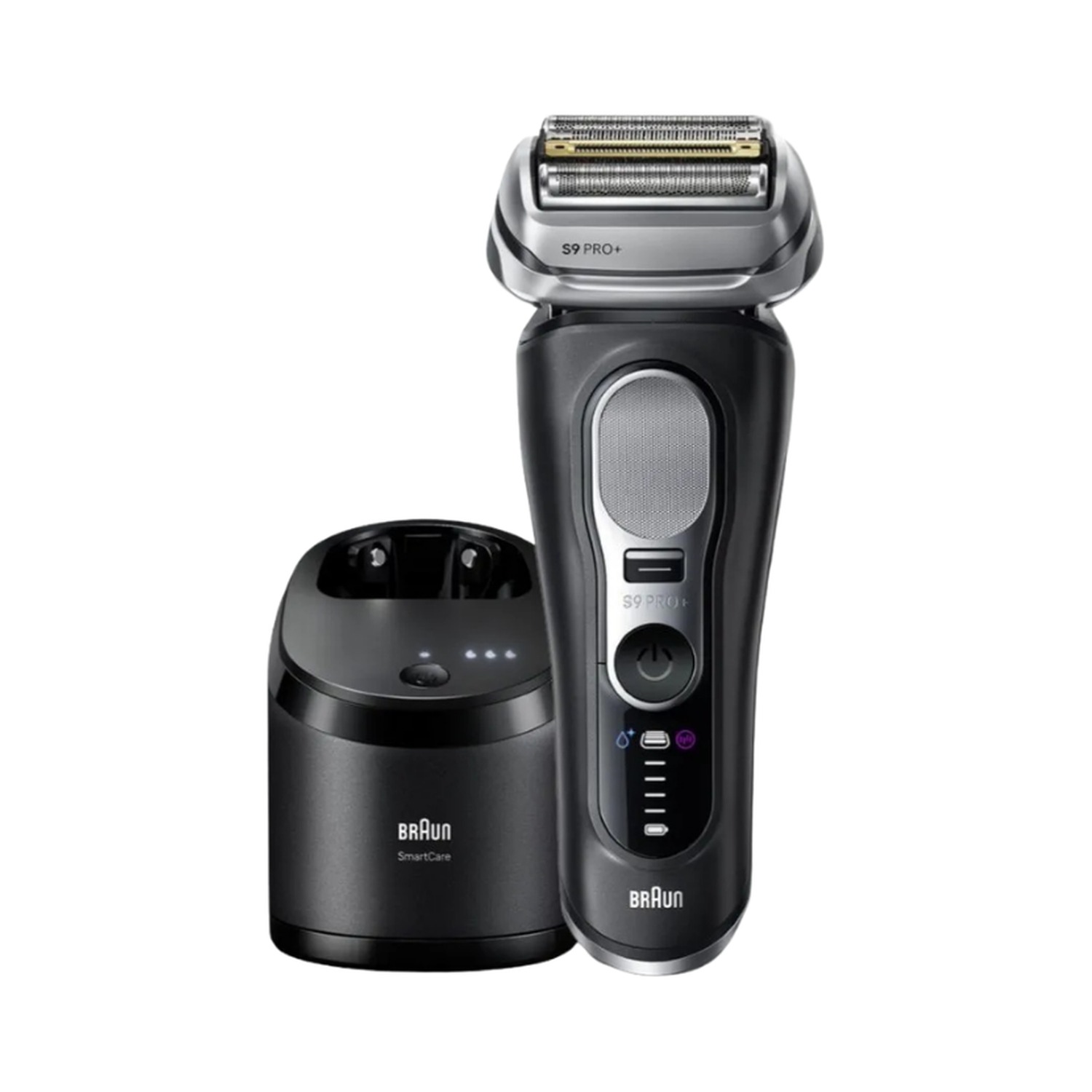 BRAUN 百靈 Series 9 PRO+ 9660cc 諧振音波電鬍刀 石墨黑 與 6 合 1 智能清潔充電座