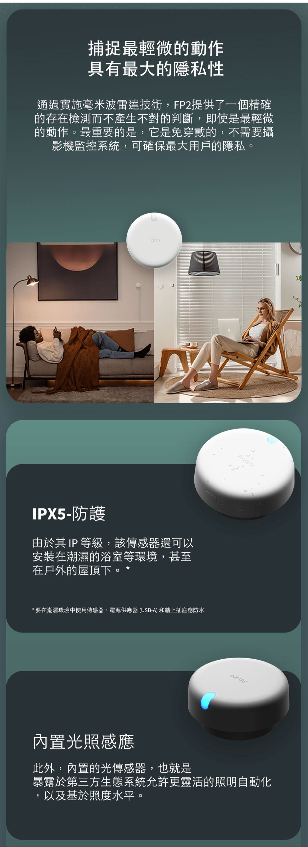 Aqara FP2人體存在感測器