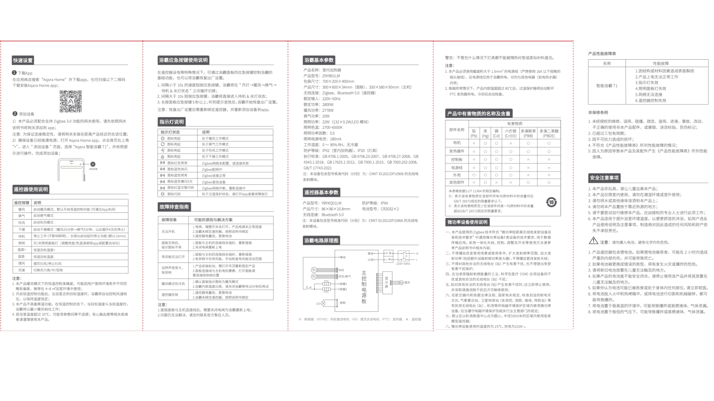 浴霸說明書2