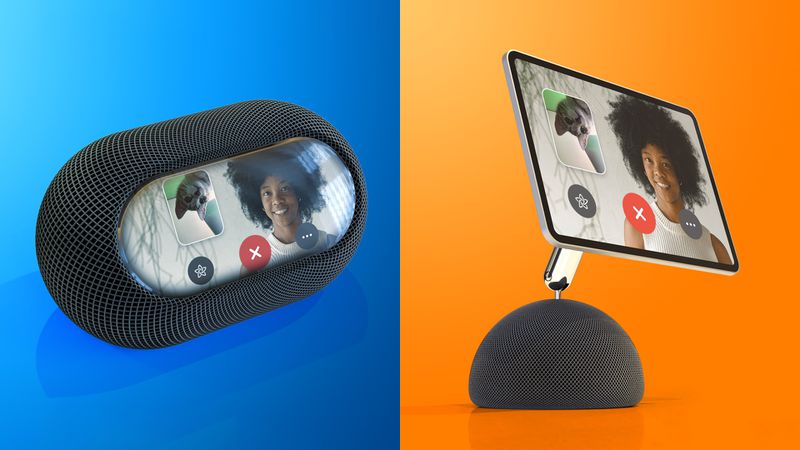 HomePod With Screen and Arm FaceTime Feature 2