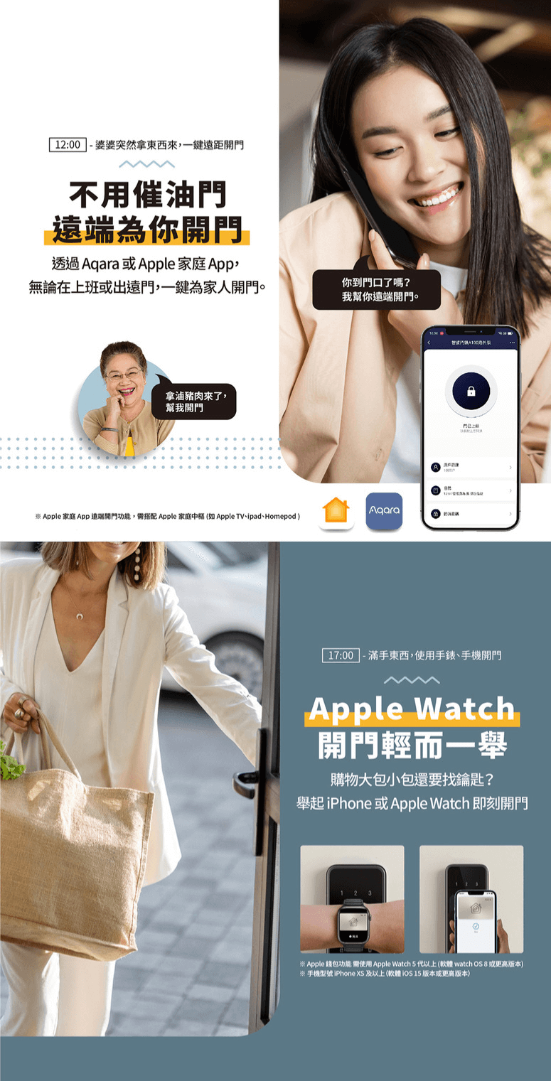 Aqara A100 智能門鎖 產品介紹圖 3