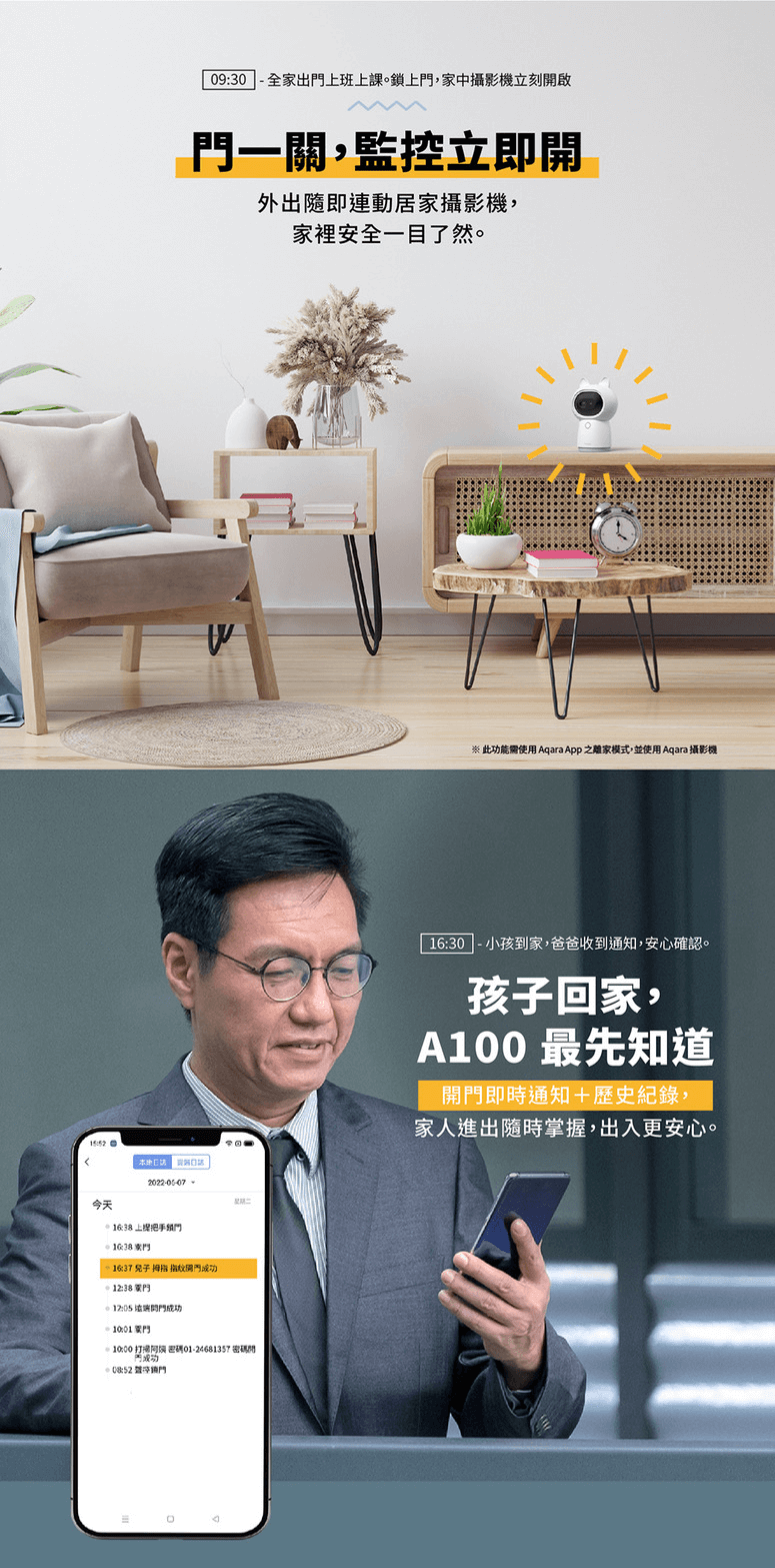 Aqara A100 智能門鎖 產品介紹圖 5