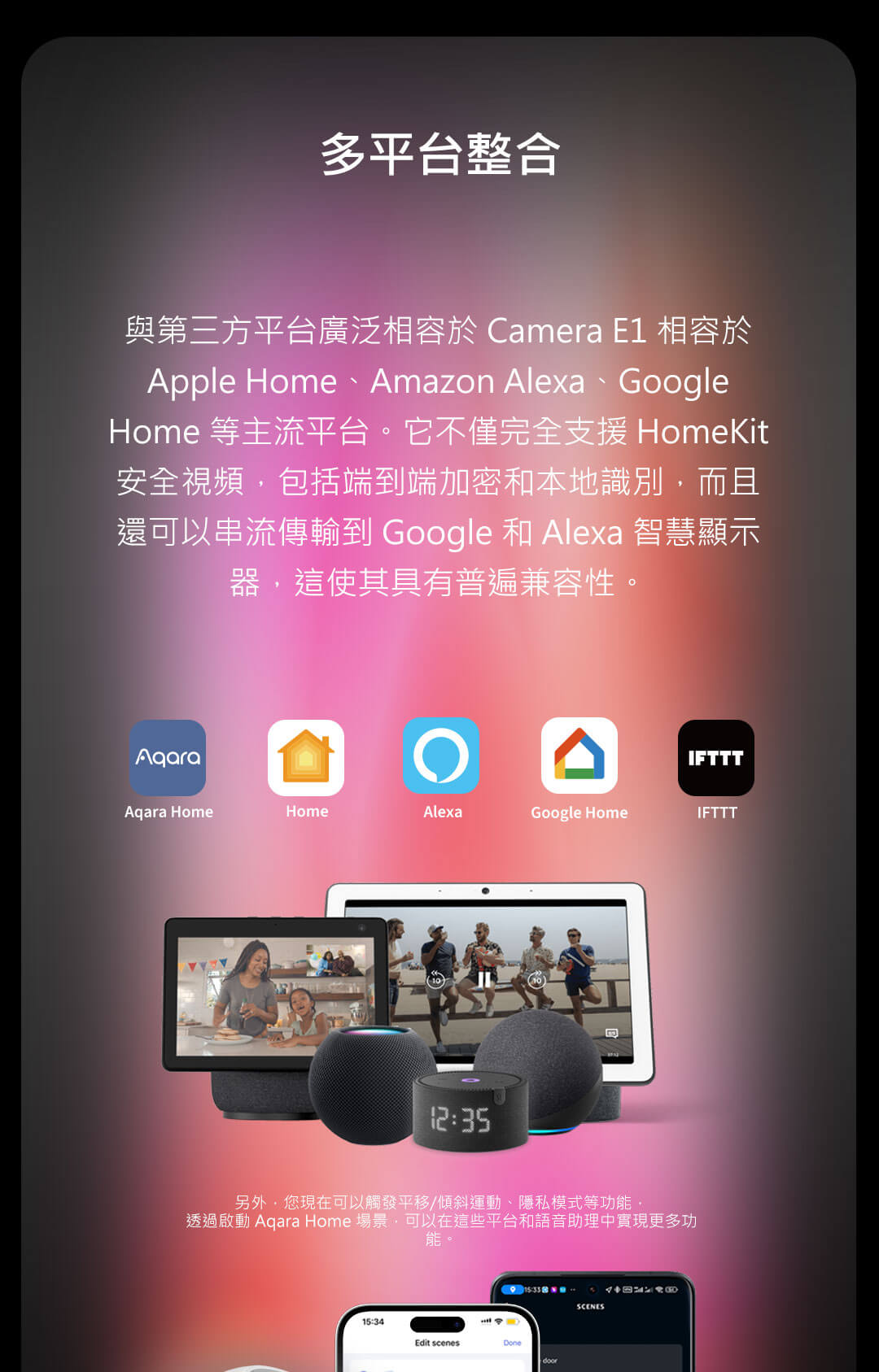 Aqara E1攝影機 產品介紹圖 3