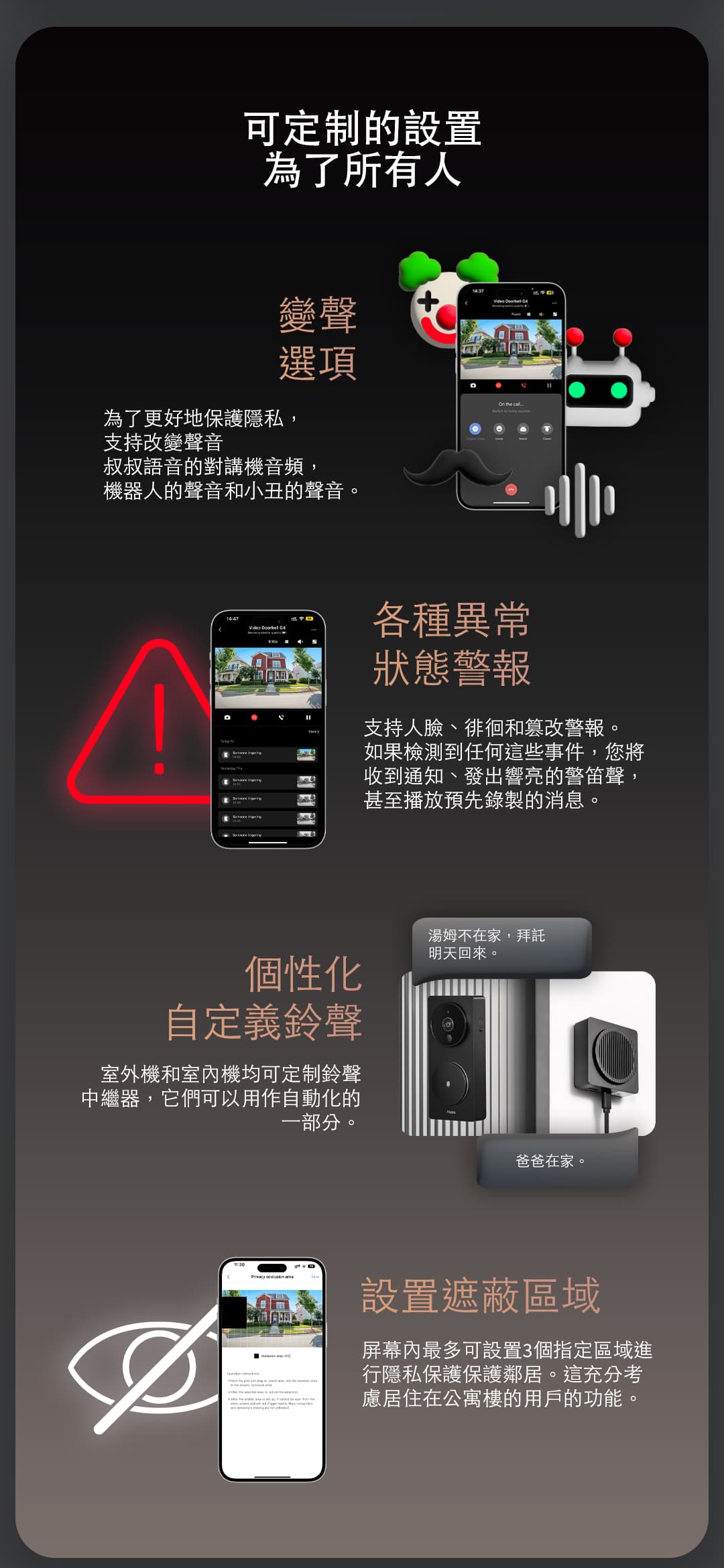 Aqara G410 智慧門鈴-接電變壓器 產品介紹圖 10