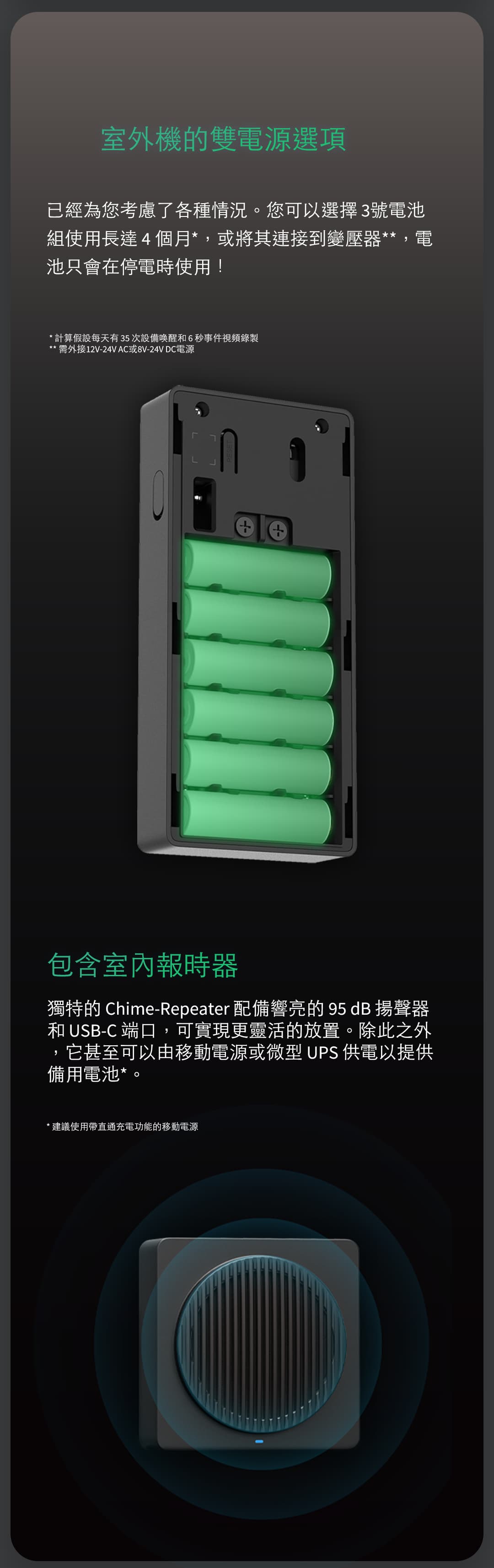 Aqara G410 智慧門鈴-接電變壓器 產品介紹圖 9