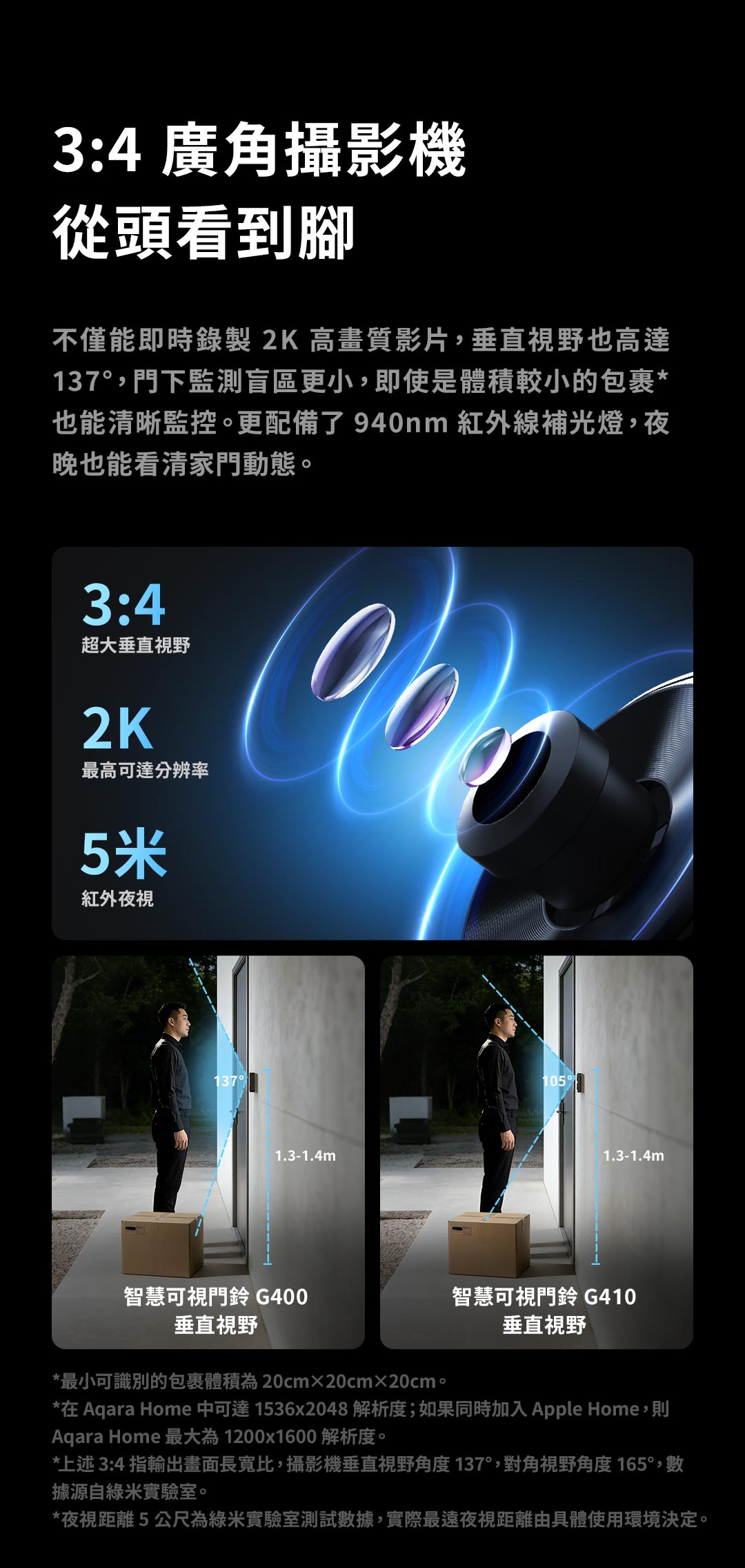 Aqara G400防水智能門鈴 產品介紹圖 5