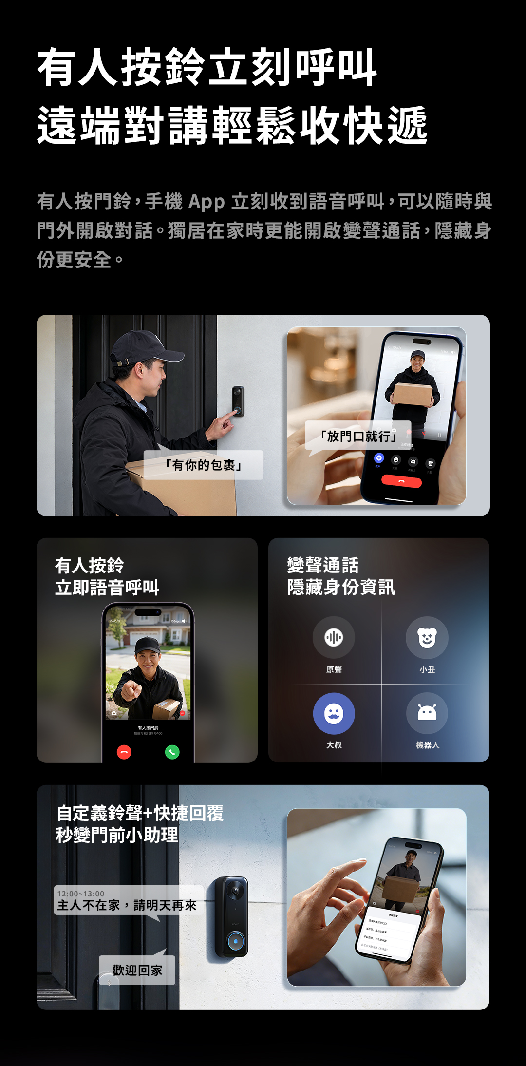 Aqara G400防水智能門鈴 產品介紹圖 6