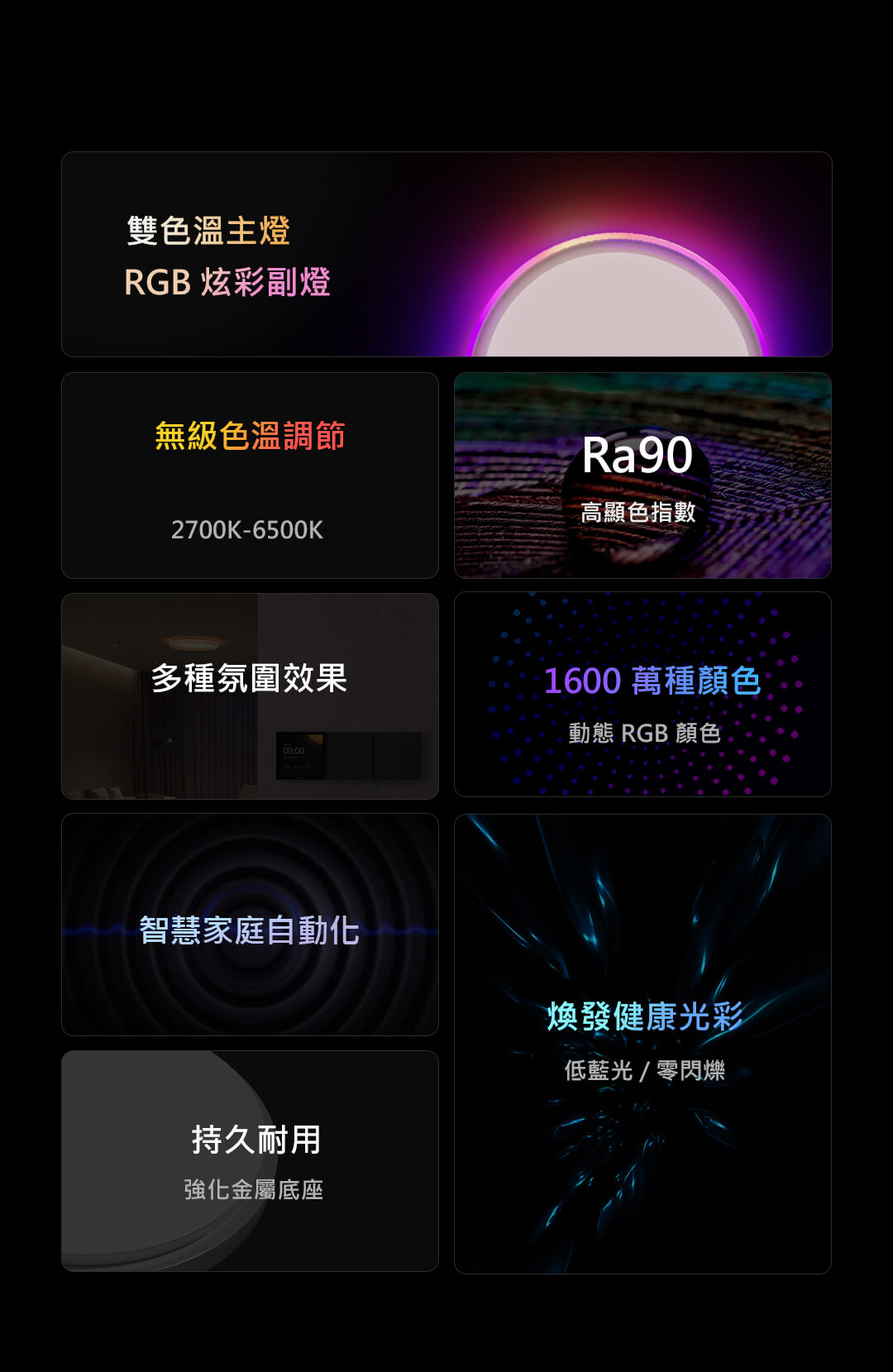 Aqara T1M吸頂燈 產品介紹圖 2