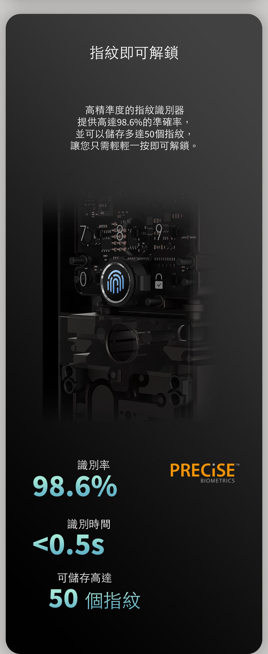Aqara U100 智能門鎖(含E1 Hub)