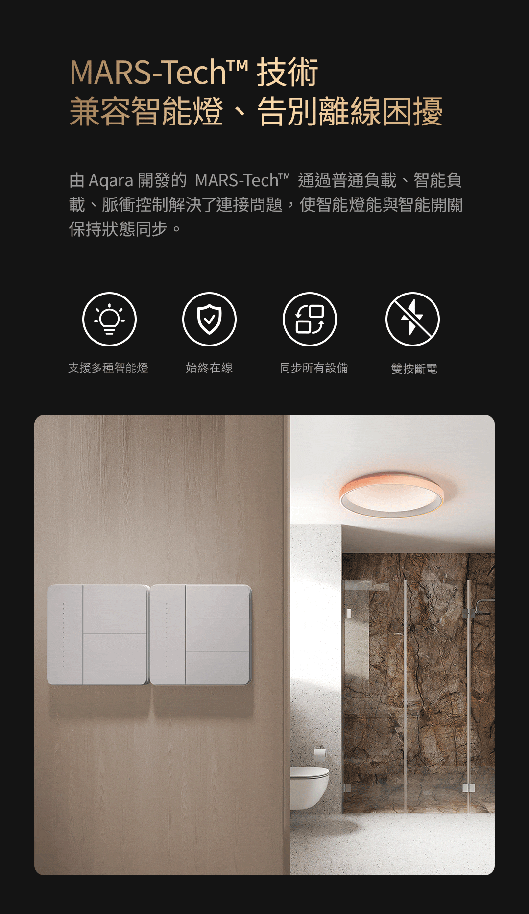 Aqara Z1 Pro卡農智慧開關-皎月白-雙鍵版 產品介紹圖 13