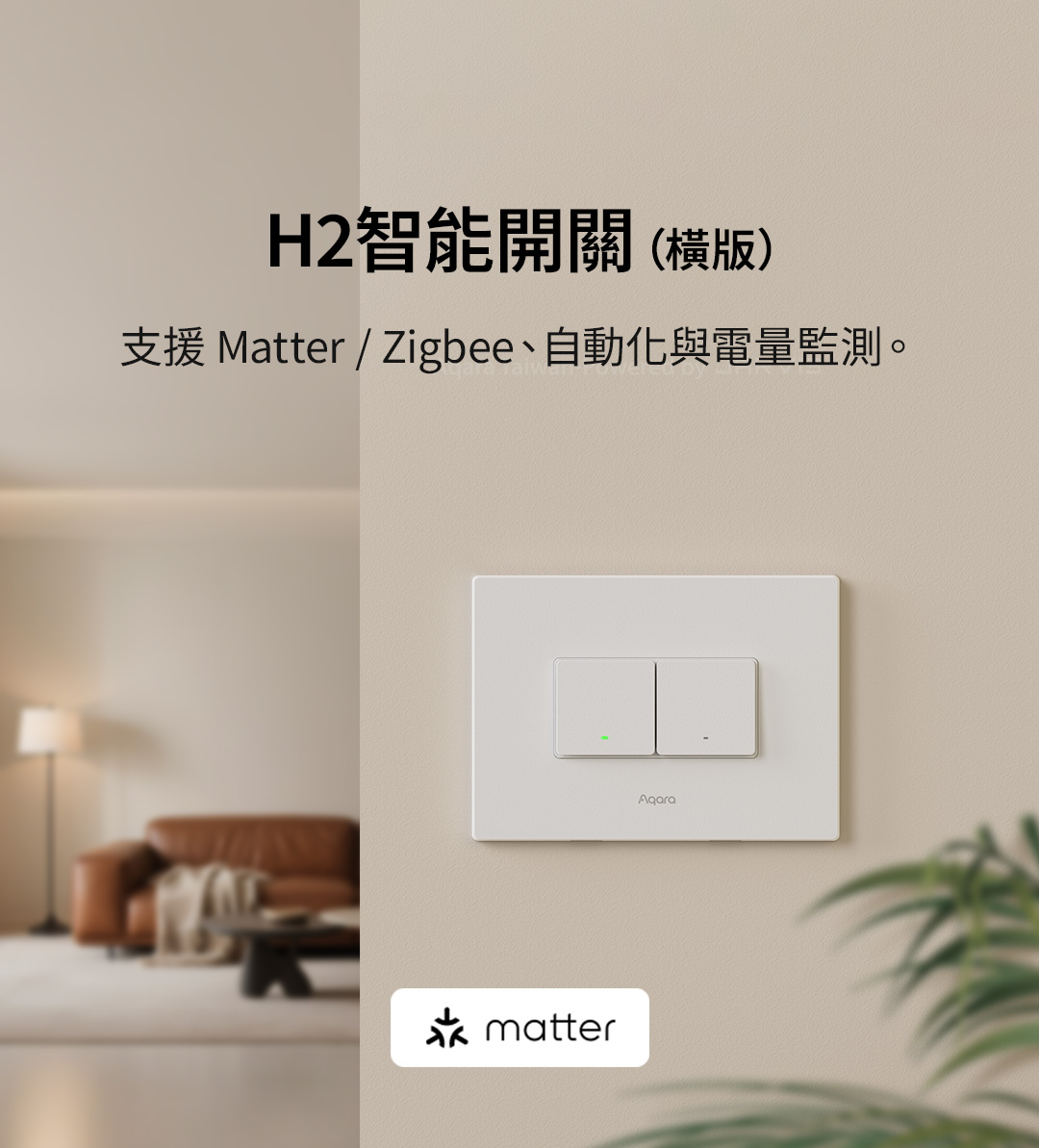 Aqara H2智能開關兩鍵1迴-橫版1