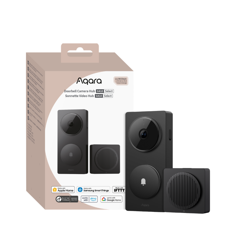 Aqara 智能可視門鈴 G410 網關版 白/黑