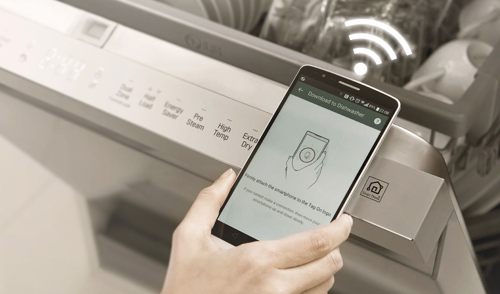 LG 內建WiFi ThinQ串聯 智慧遠端操控