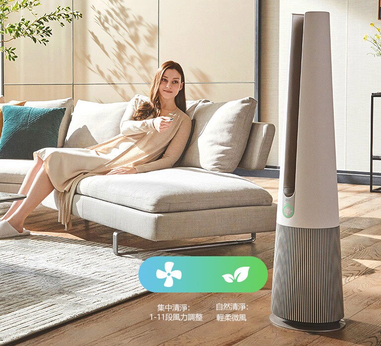 集中清淨或自然清淨模式
