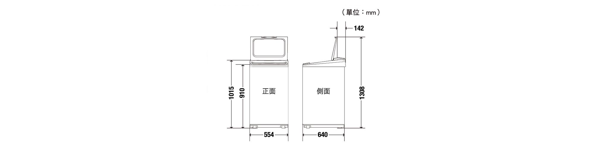 NA-110EB-W 尺寸圖