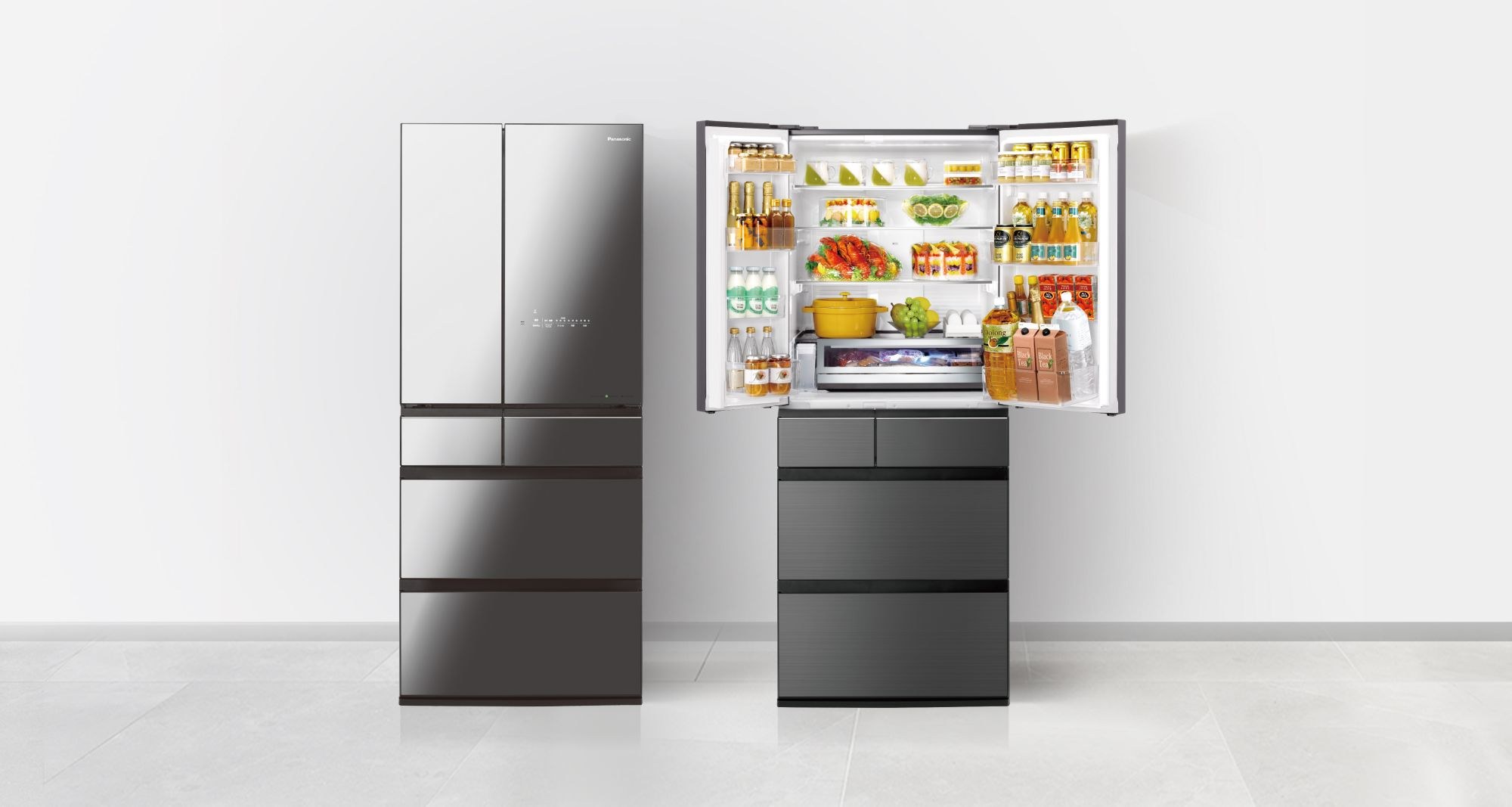 Panasonic NR-F651WX 日系上質系列 無邊框鏡面/玻璃6門電冰箱
