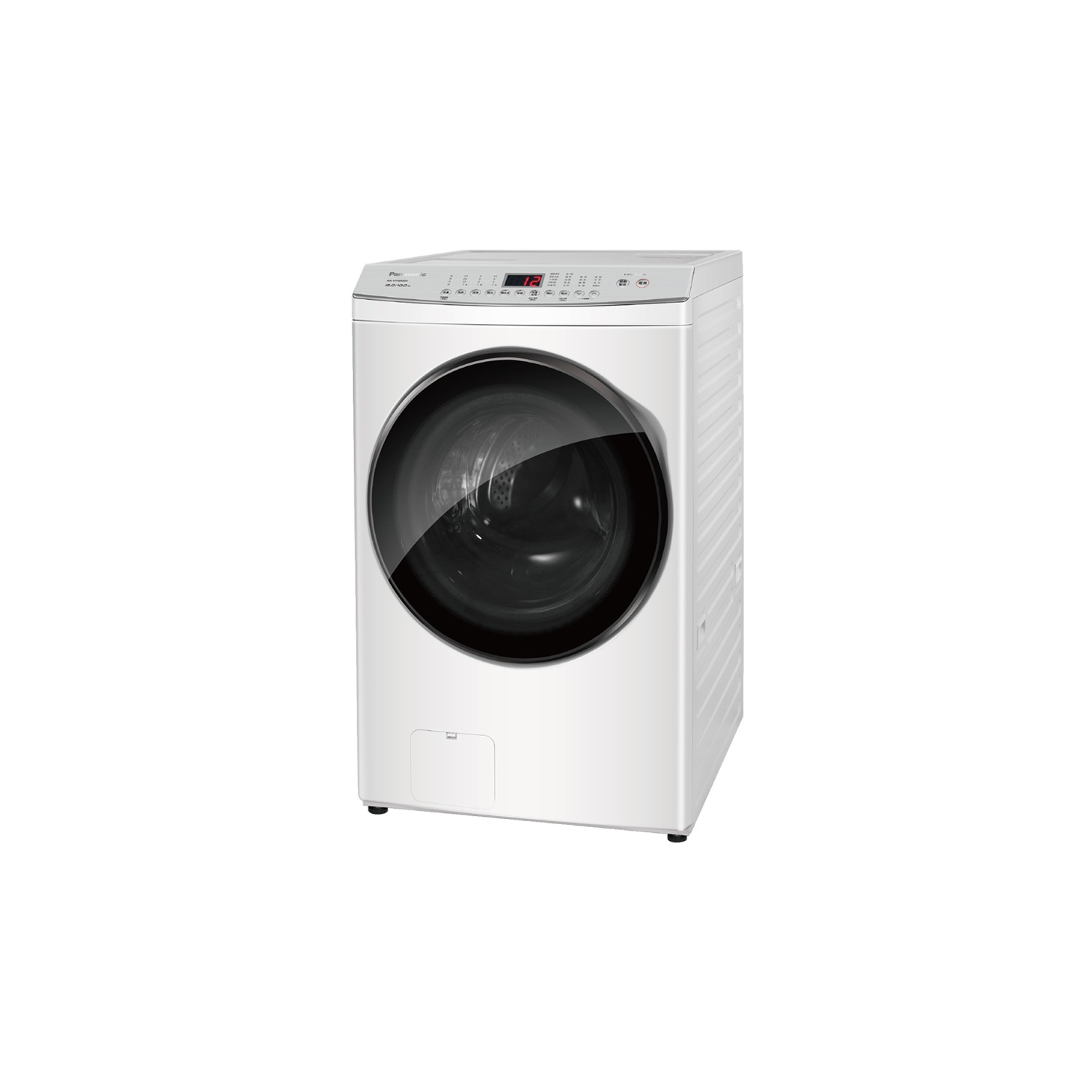 Panasonic 國際牌 NA-V150MSH-W 高效抗菌系列 15kg 滾筒洗衣機 冰鑽白