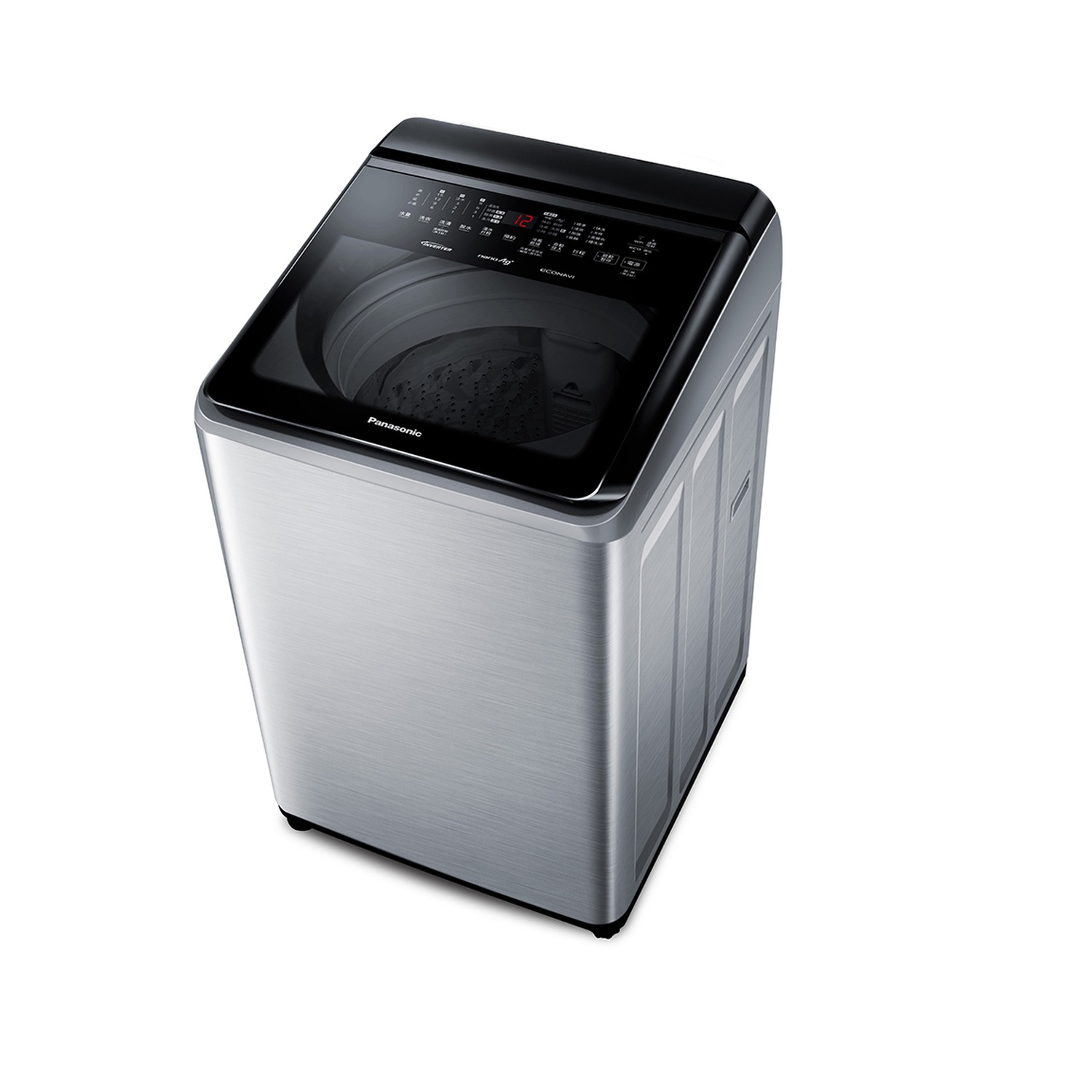 Panasonic 國際牌 NA-V190NMS-S 19kg 智慧聯網變頻直立溫水洗衣機 不鏽鋼