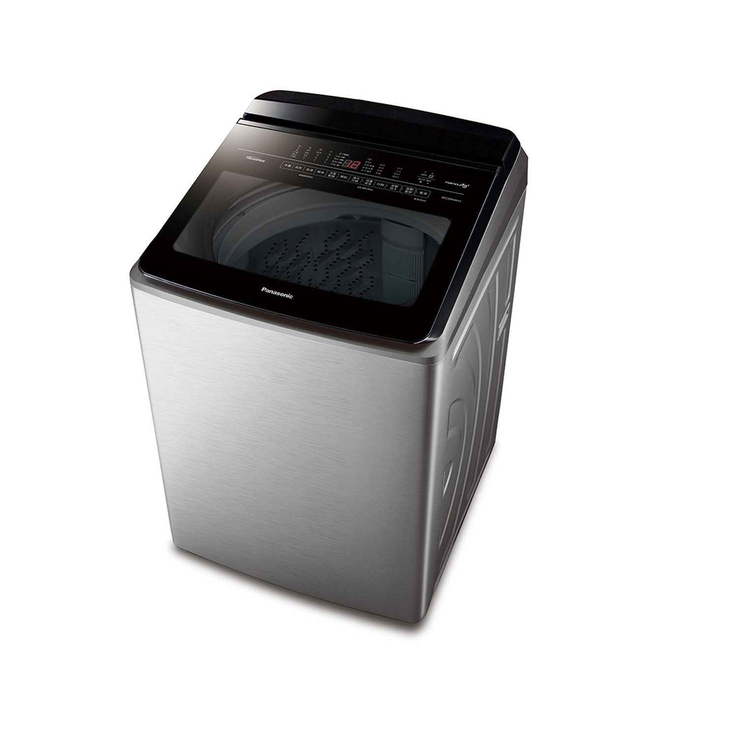 Panasonic 國際牌 NA-V220NMS-S 22kg 智慧聯網變頻直立溫水洗衣機 不鏽鋼