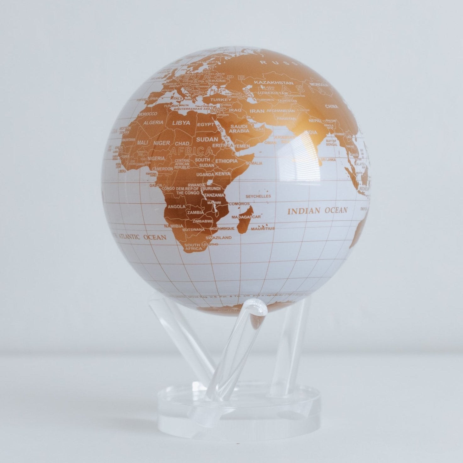 奢華白金地圖 MOVA Globe