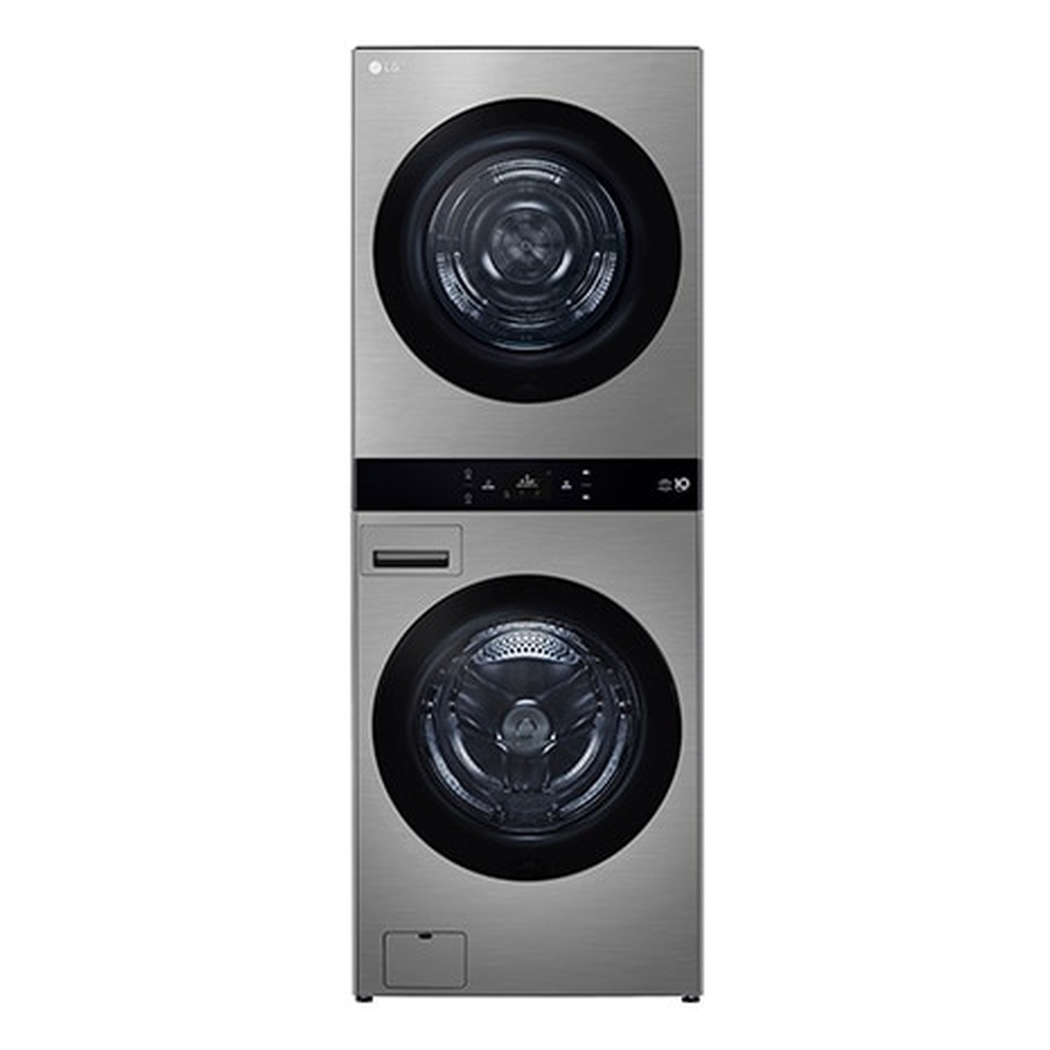 LG WashTower™ AI 智控洗乾衣機第二代｜星辰銀｜洗22+乾20公斤｜熱泵除濕 (WD-S2220VM)