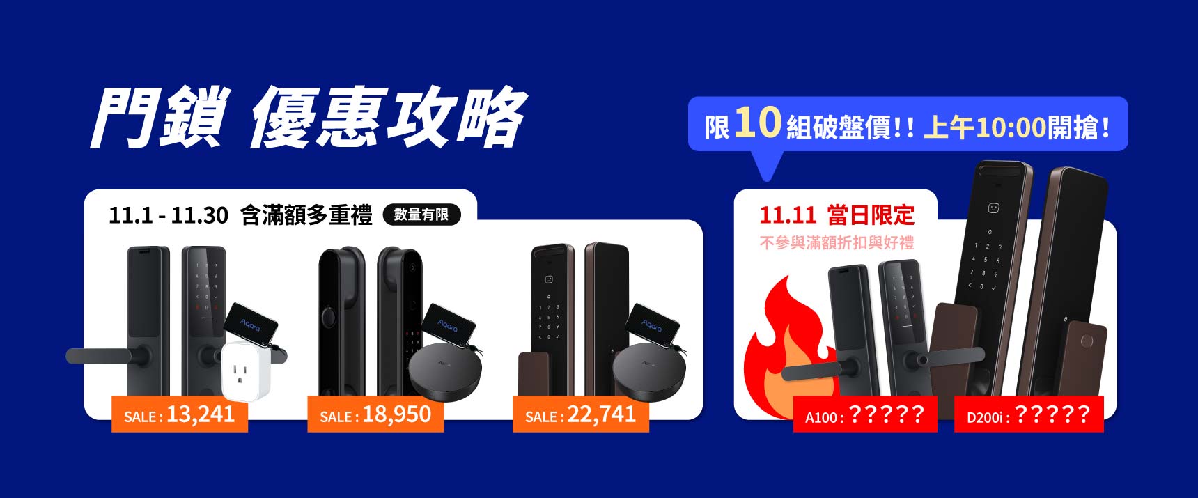 11月門鎖優惠