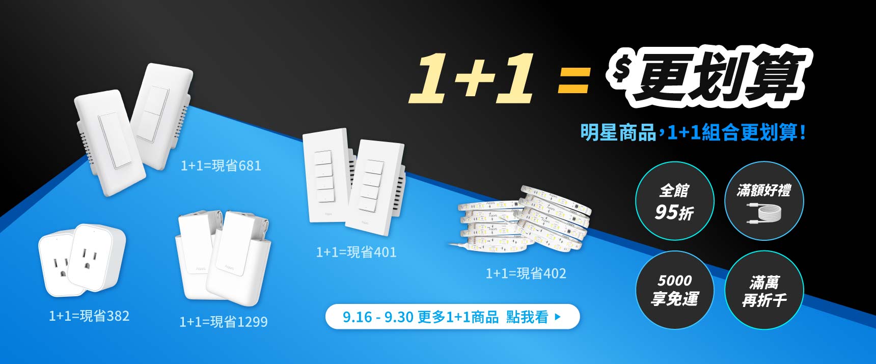 9月1+1優惠