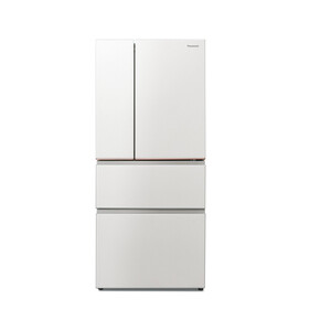 Panasonic 國際牌 500L 無邊框絲絨／霧面鋼板4 門法式對開變頻冰箱 NR-D505XV-W (雪霧白)