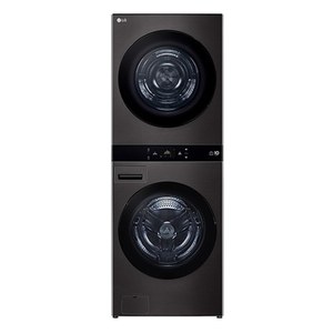 LG WashTower™ AI 智控洗乾衣機第二代｜尊爵黑｜洗22+乾20公斤｜熱泵除濕 (WD-S2220B)