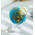 經典湛藍行政區域圖 MOVA Globe