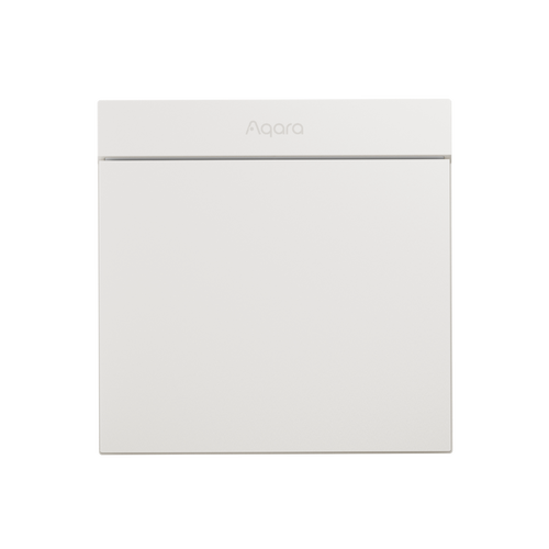 Aqara H1M 智能牆壁開關-單鍵, 選擇顏色: 梨花白 | 賈維斯智能家居