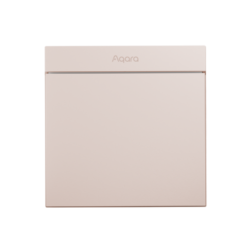Aqara H1M 智能牆壁開關-單鍵, 選擇顏色: 山櫻粉 | 賈維斯智能家居