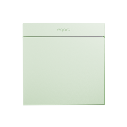 Aqara H1M 智能牆壁開關-單鍵, 選擇顏色: 醉柳青 | 賈維斯智能家居