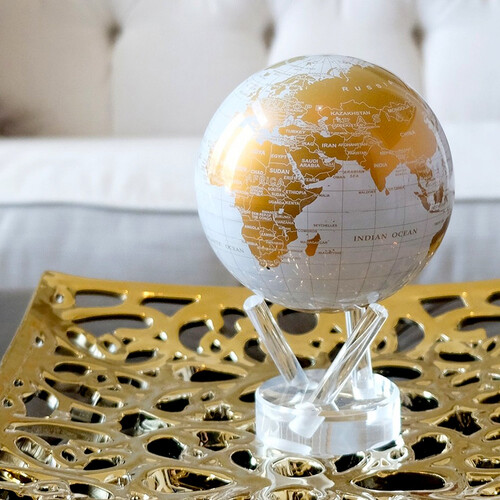 奢華白金地圖 MOVA Globe