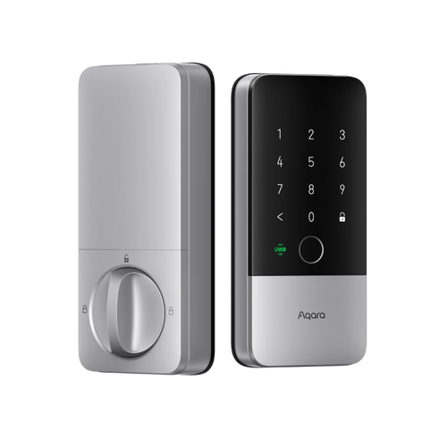 Aqara U400 智能門鎖(含M100 Hub) 黑/銀