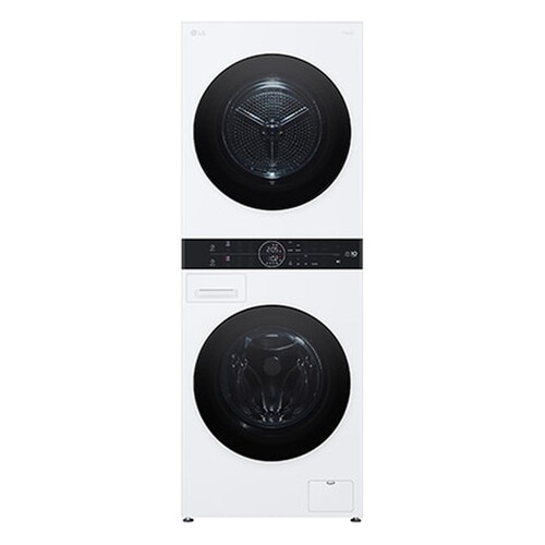 LG WashTower™ AI 智控洗乾衣機｜冰瓷白｜洗13+乾10公斤｜熱泵除濕 (WD-S1310W)