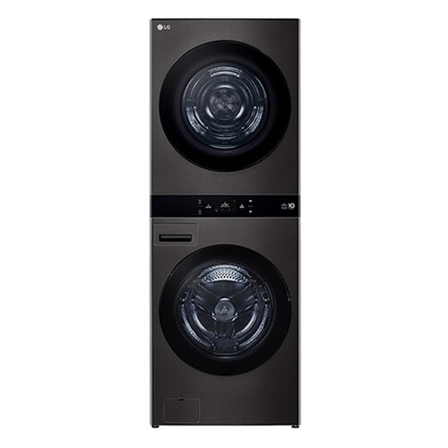 LG WashTower™ AI 智控洗乾衣機第二代｜尊爵黑｜洗22+乾20公斤｜熱泵除濕 (WD-S2220B)