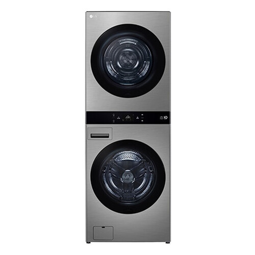 LG WashTower™ AI 智控洗乾衣機第二代｜星辰銀｜洗22+乾20公斤｜熱泵除濕 (WD-S2220VM)