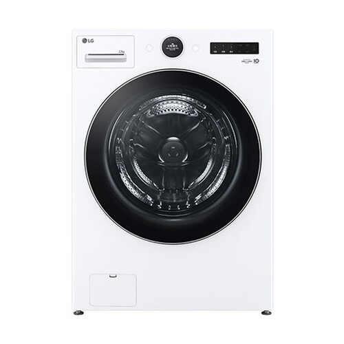 LG 22公斤滾筒洗衣機｜冰瓷白｜AI DD™ 蒸洗脫 (WD-S22FW)