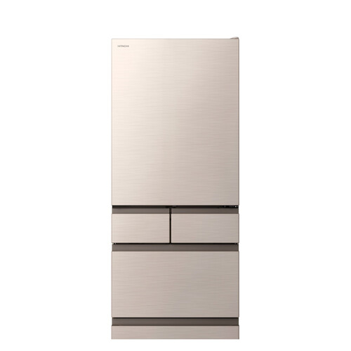 HITACHI 日立 475L 五門髮絲紋鋼板冰箱 (R-HS49NJ 星燦金)