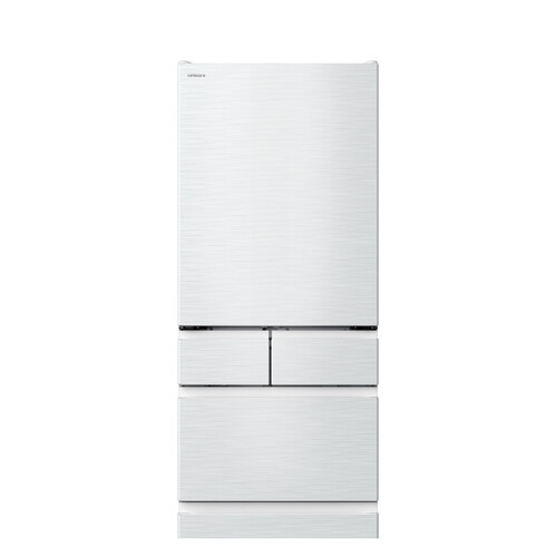 HITACHI 日立 537L 五門髮絲紋鋼板冰箱 (R-HS54TJ 月光白)