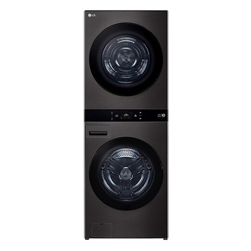 LG WashTower™ AI 智控洗乾衣機第二代｜尊爵黑｜洗22+乾20公斤｜熱泵除濕 (WD-S2220B)