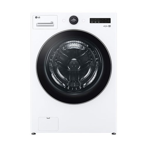 LG 22公斤滾筒洗衣機｜冰瓷白｜AI DD™ 蒸洗脫 (WD-S22FW)
